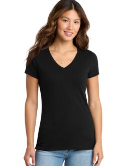 Port & Co Women's Tri-Blend V-Neck Tee. LPC330V