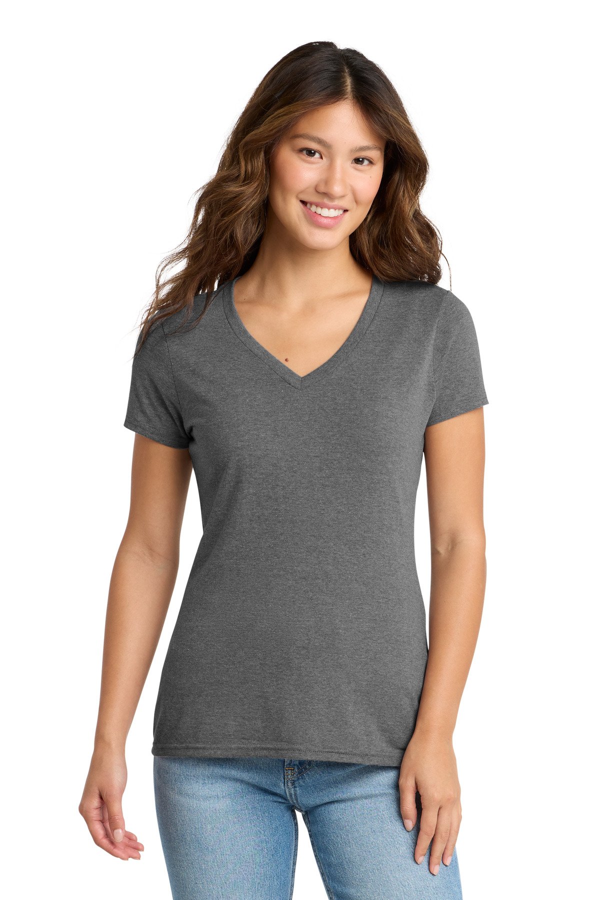 Port & Co Women's Tri-Blend V-Neck Tee. LPC330V - Image 4