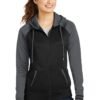 Sport-Tek Women's Sport-Wick Varsity Fleece Full-Zip Hooded Jacket. LST236