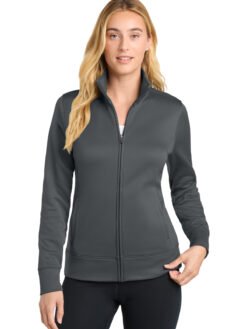 Alternative view of Sport-Tek ®  Women's Sport-Wick ®  Fleece Full-Zip Jacket.  LST241