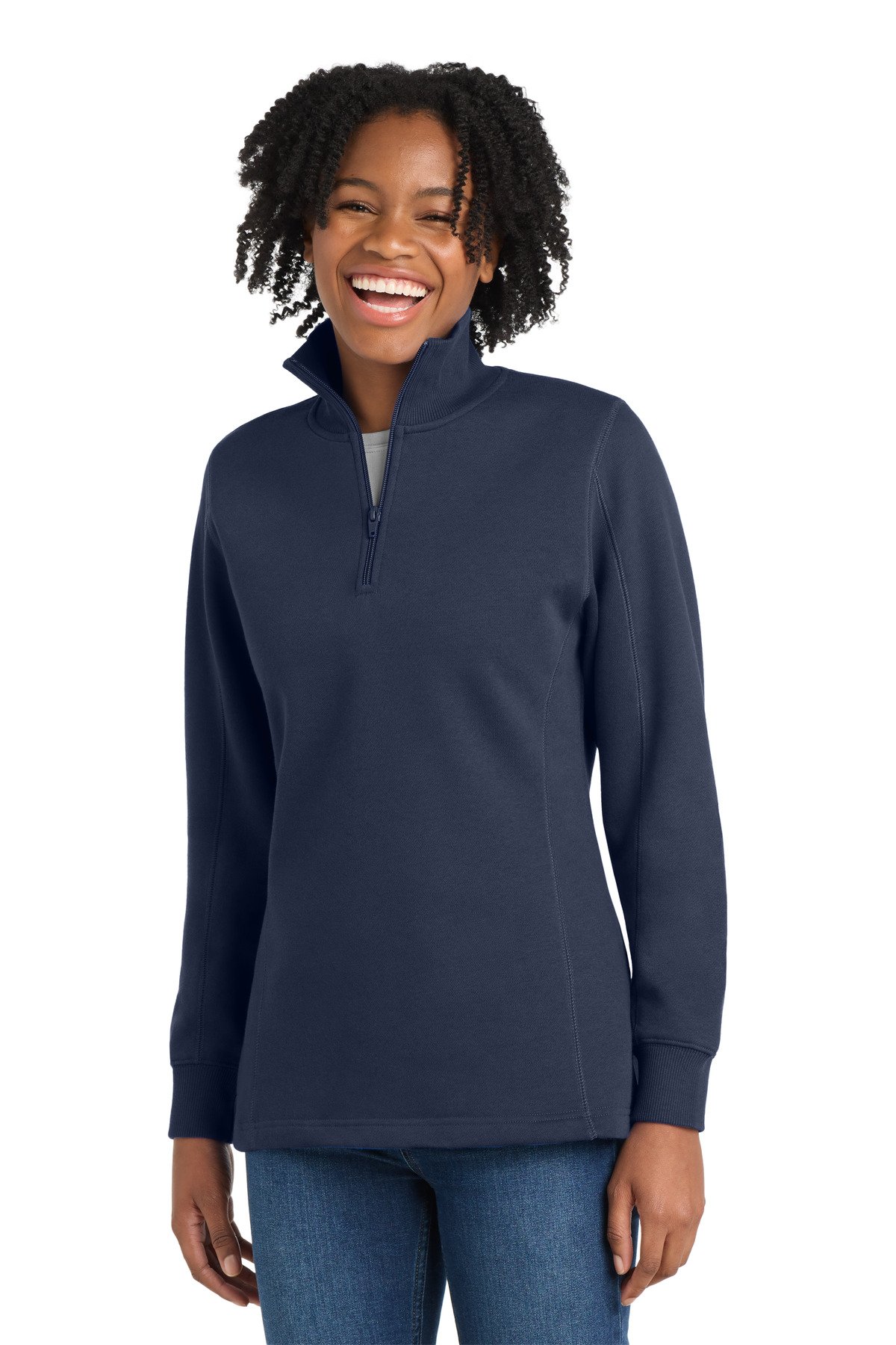 Sport-Tek ® Women's 1/4-Zip Sweatshirt. LST253 - Image 4