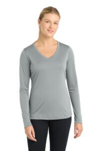 Alternative view of Sport-Tek Women's Long Sleeve PosiCharge Competitor V-Neck Tee. LST353LS