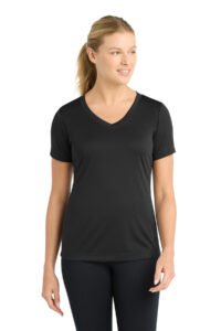 Sport-Tek Women's PosiCharge Competitor V-Neck Tee. LST353