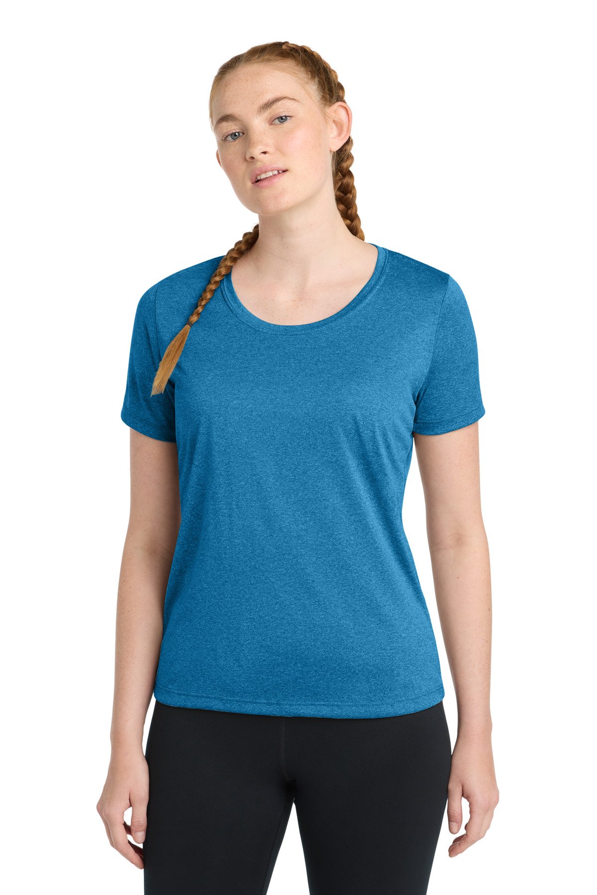 Sport-Tek ® Women's Heather Contender Scoop Neck Tee. LST360