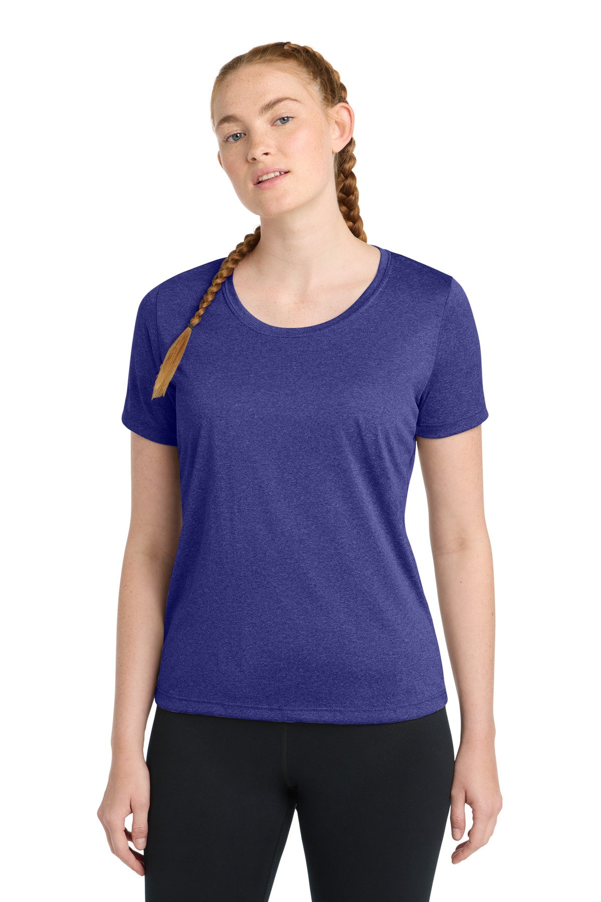 Sport-Tek ® Women's Heather Contender Scoop Neck Tee. LST360 - Image 2