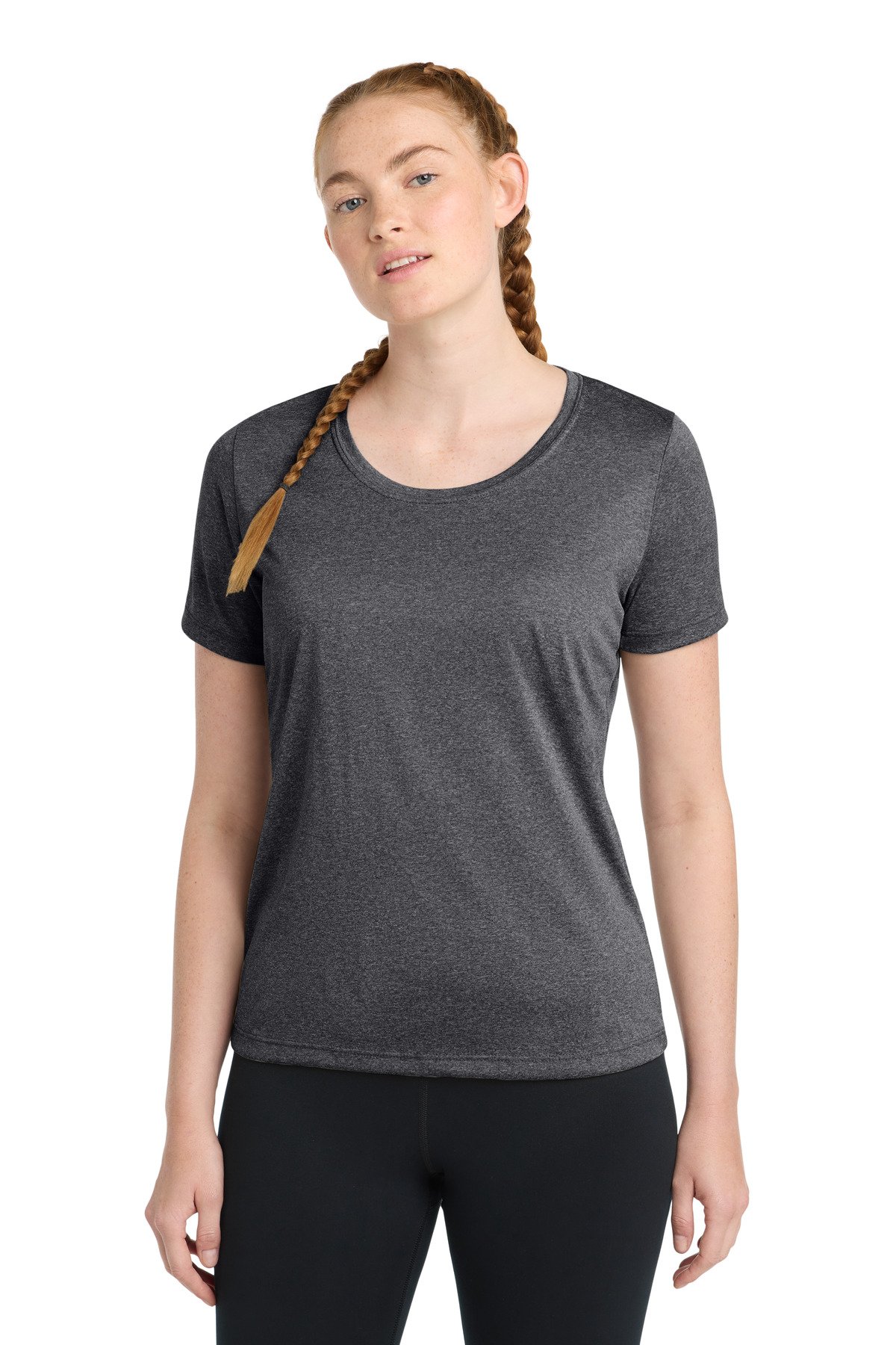 Sport-Tek ® Women's Heather Contender Scoop Neck Tee. LST360 - Image 8