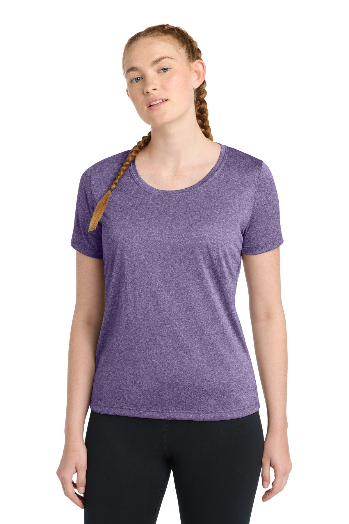 Sport-Tek ® Women's Heather Contender Scoop Neck Tee. LST360 - Image 4