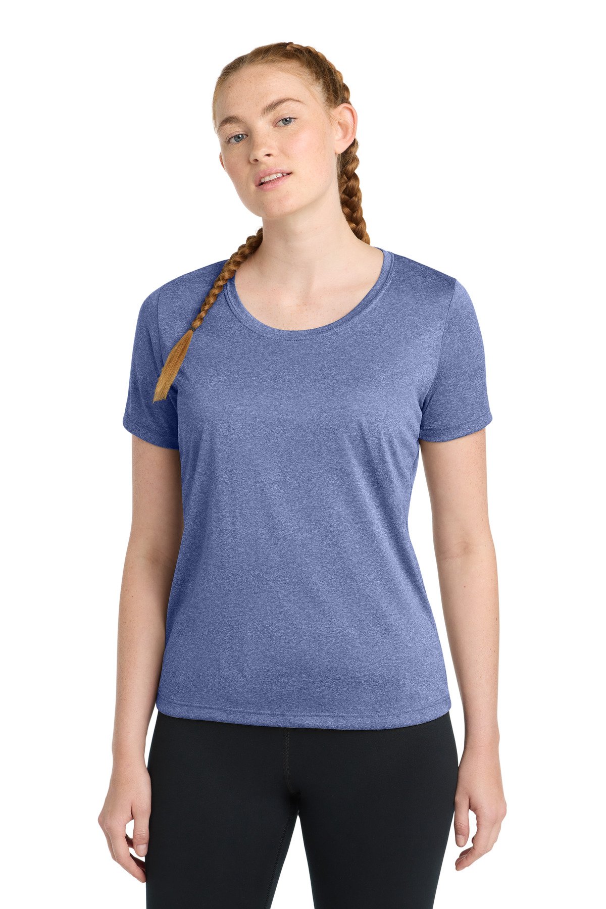 Sport-Tek ® Women's Heather Contender Scoop Neck Tee. LST360 - Image 6