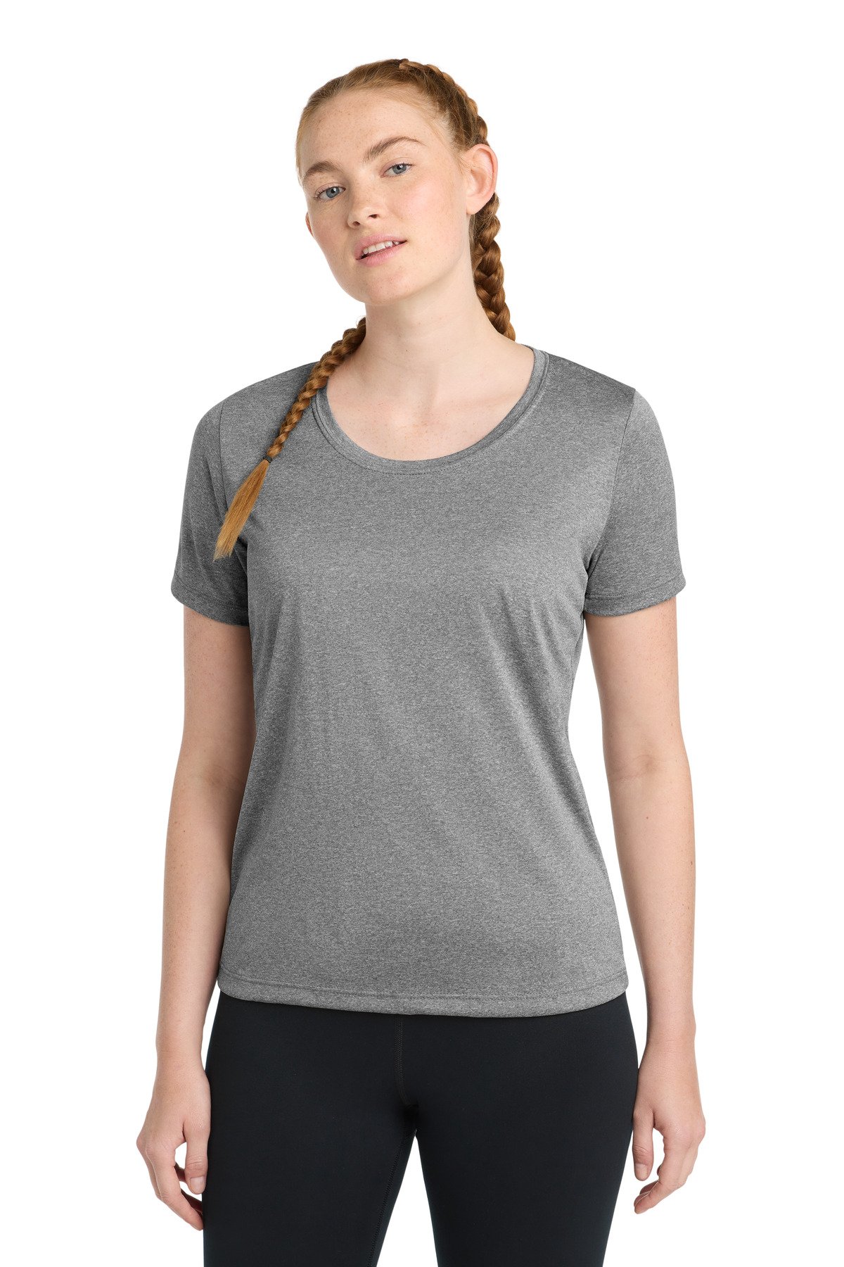Sport-Tek ® Women's Heather Contender Scoop Neck Tee. LST360 - Image 7