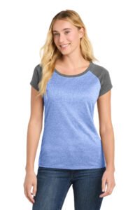 Alternative view of Sport-Tek  ®  Women's Heather-On-Heather Contender    Scoop Neck Tee. LST362