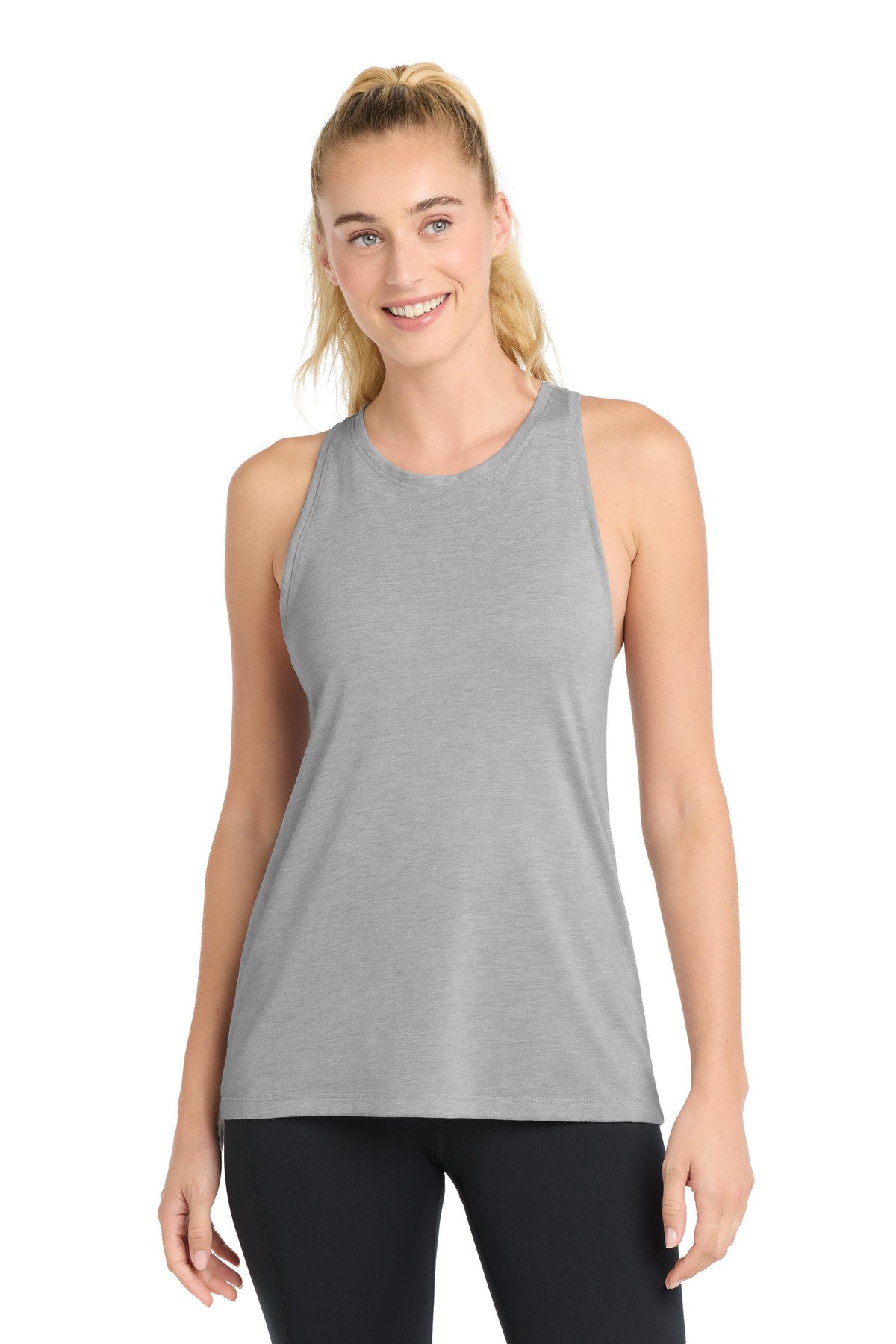 Sport-Tek ® Women's PosiCharge ® Tri-Blend Wicking Tank. LST402 - Image 3