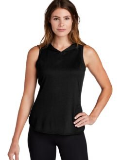 Sport-Tek ® Women's PosiCharge ® Tri-Blend Wicking Draft Hoodie Tank. LST410