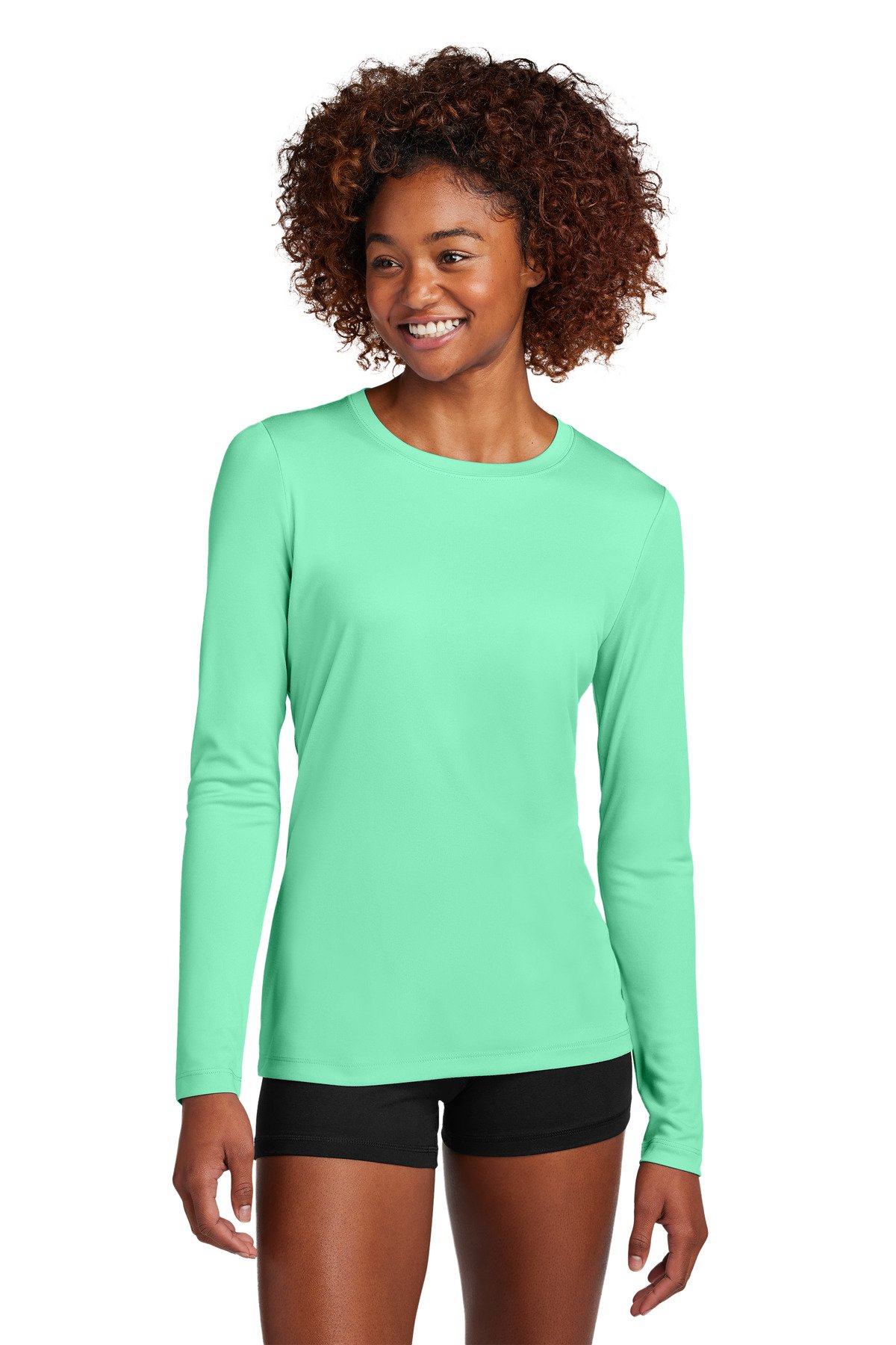 Sport-Tek Women's Posi-UV Pro Long Sleeve LST420LS - Image 2