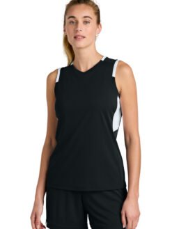 Sport-Tek ® Women's Club Sleeveless V-Neck LST441