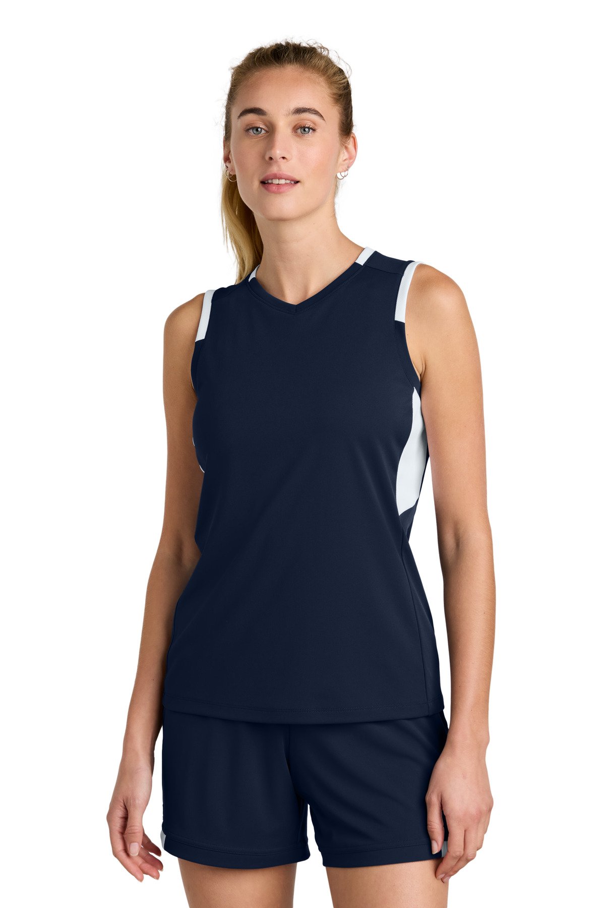 Sport-Tek Women's Club Sleeveless V-Neck LST441 - Image 5