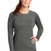 Sport-Tek Women's Long Sleeve Rashguard Tee. LST470LS - Image 2