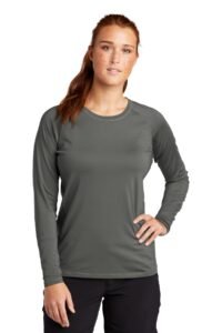 Alternative view of Sport-Tek Women's Long Sleeve Rashguard Tee. LST470LS