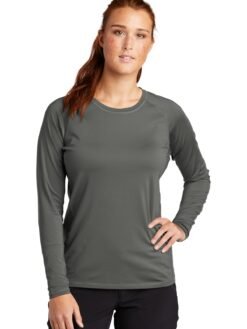 Alternative view of Sport-Tek  ®  Women's Long Sleeve Rashguard Tee. LST470LS