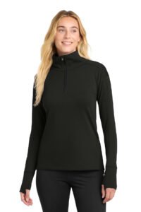 Sport-Tek Women's Sport-Wick Flex Fleece 1/4-Zip. LST561