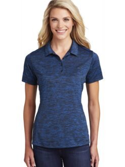 Alternative view of Sport-Tek  ®  Women's PosiCharge  ®  Electric Heather Polo. LST590