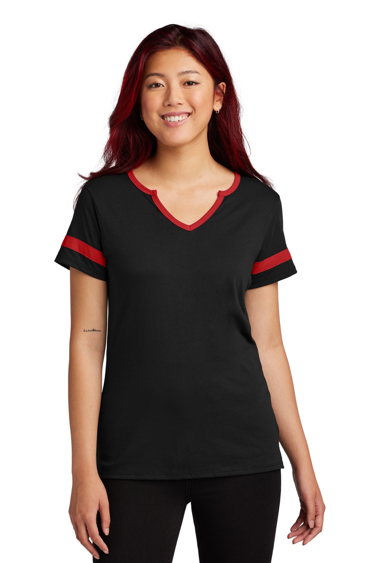 Sport-Tek Women's Halftime Notch Neck Tee LST6041 - Image 3