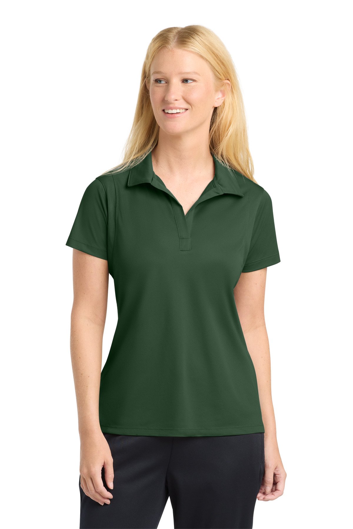 Sport-Tek Women's Micropique Sport-Wick Polo. LST650 - Image 3