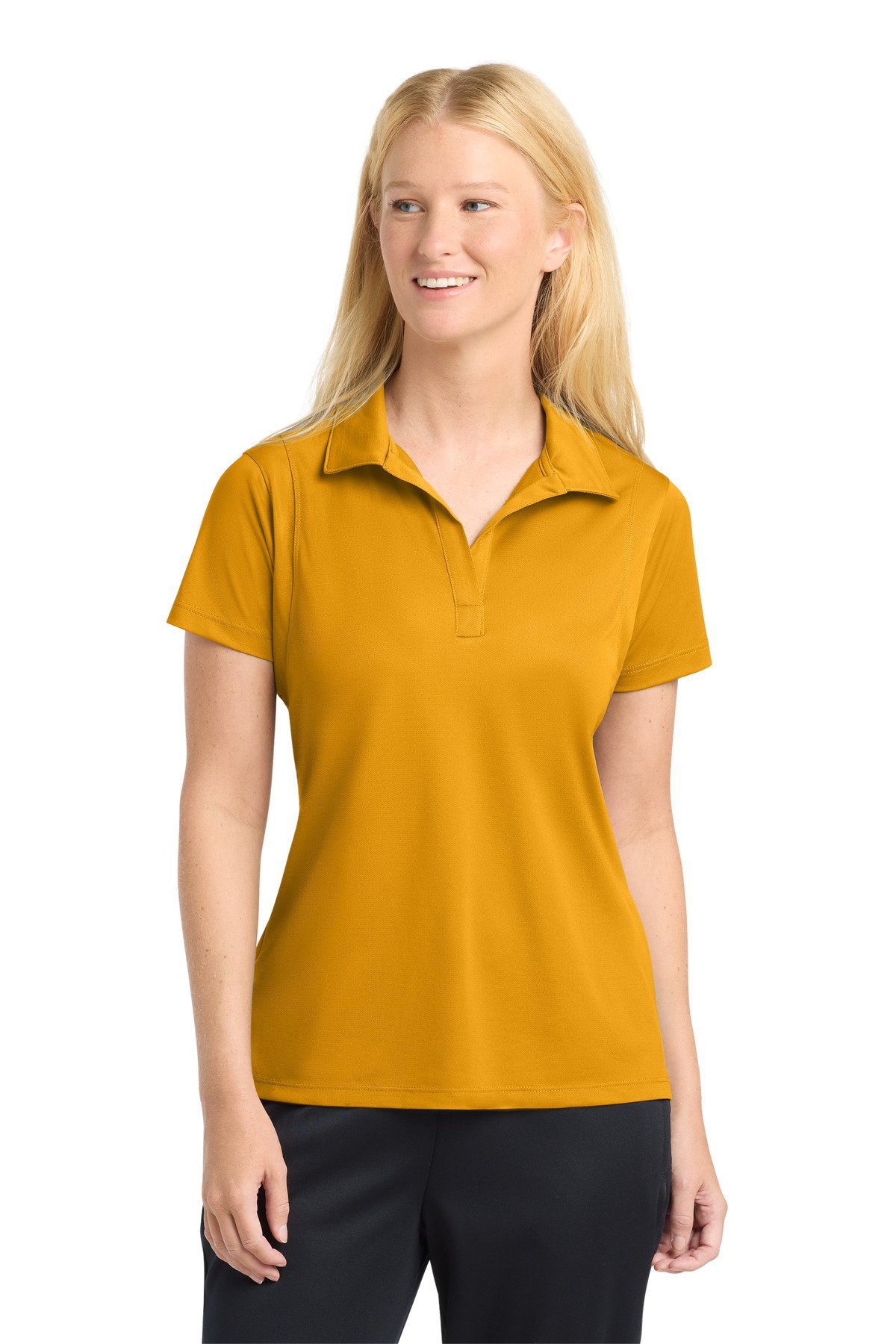 Sport-Tek Women's Micropique Sport-Wick Polo. LST650 - Image 4
