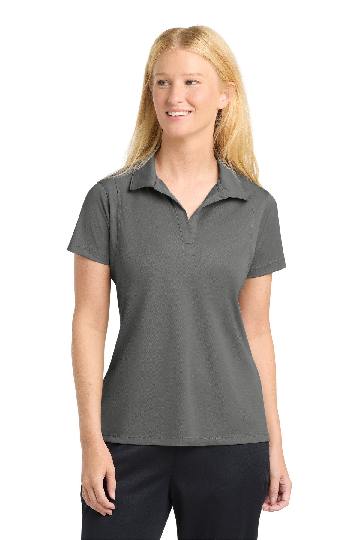 Sport-Tek Women's Micropique Sport-Wick Polo. LST650 - Image 17