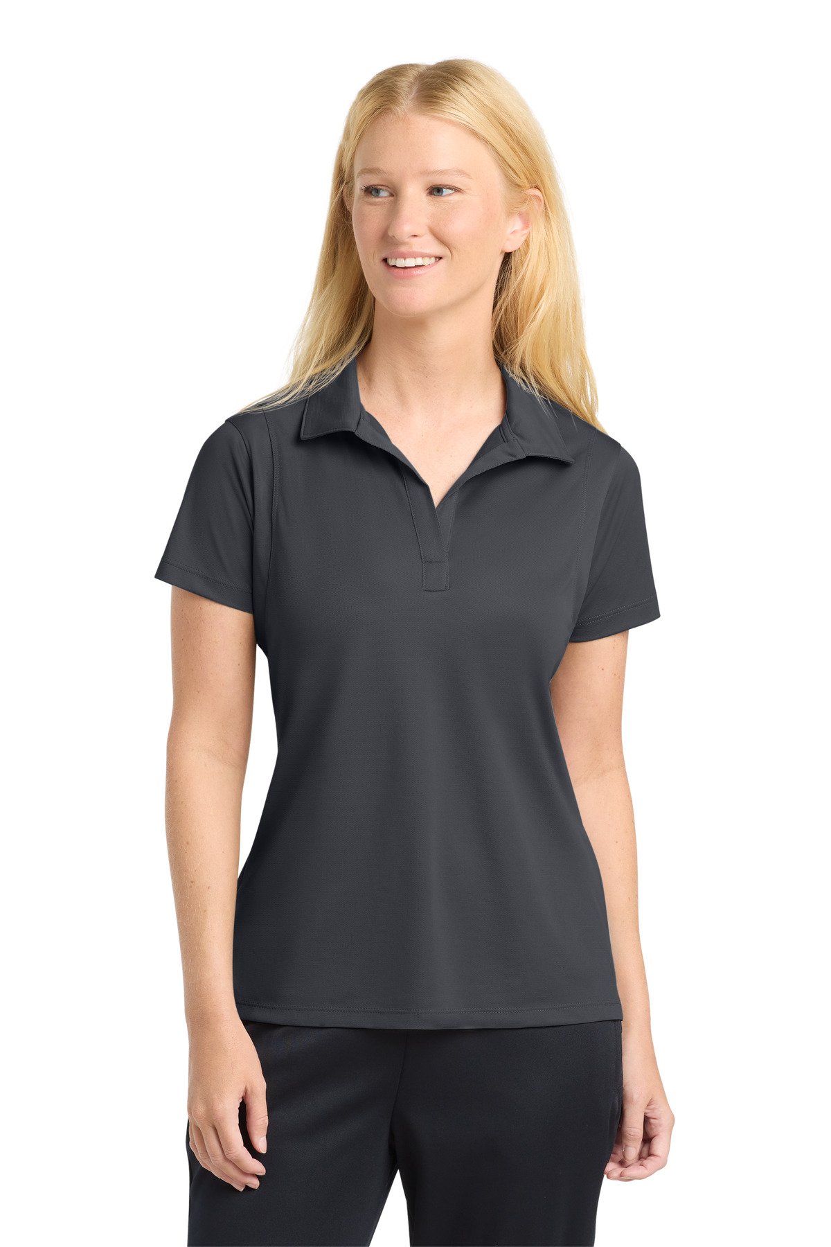 Sport-Tek Women's Micropique Sport-Wick Polo. LST650 - Image 5