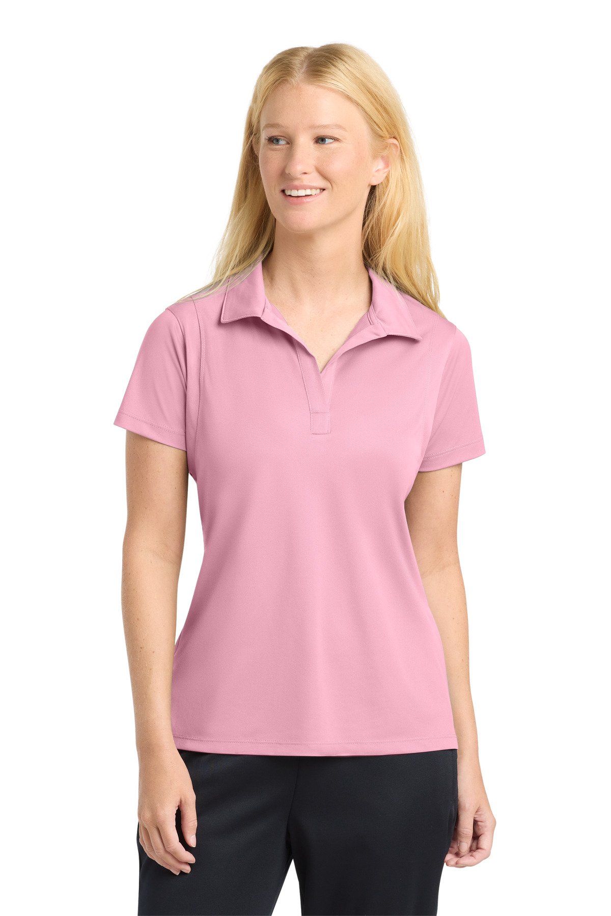 Sport-Tek Women's Micropique Sport-Wick Polo. LST650 - Image 6