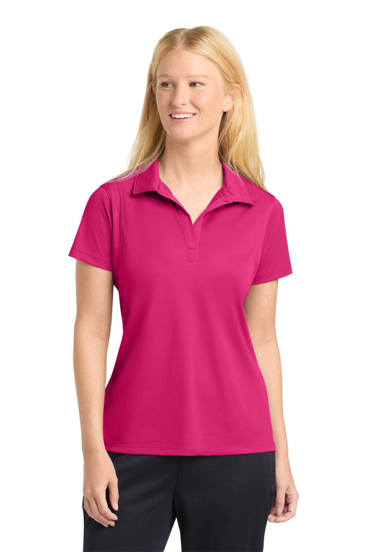 Sport-Tek Women's Micropique Sport-Wick Polo. LST650 - Image 14