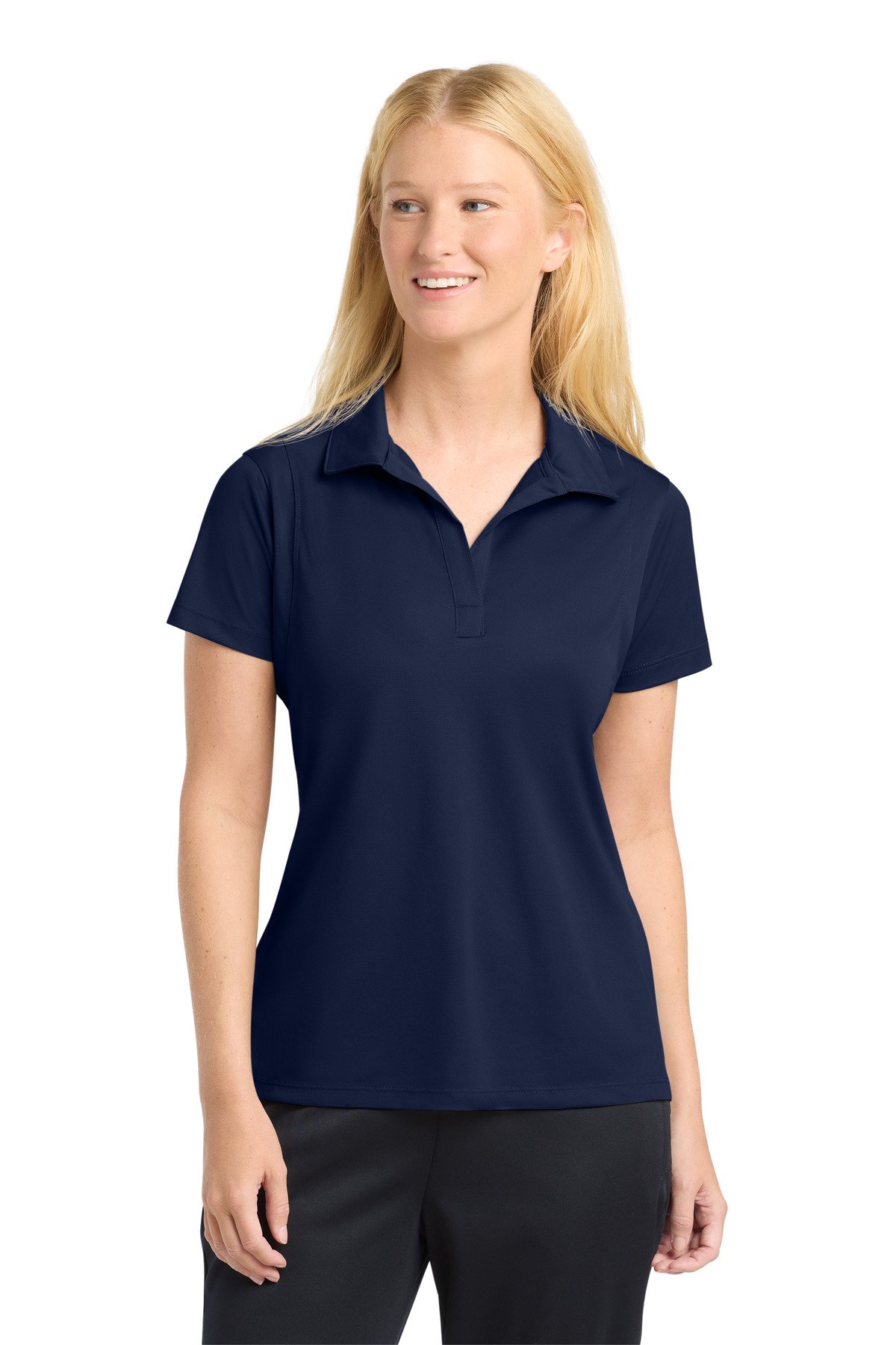 Sport-Tek Women's Micropique Sport-Wick Polo. LST650 - Image 8