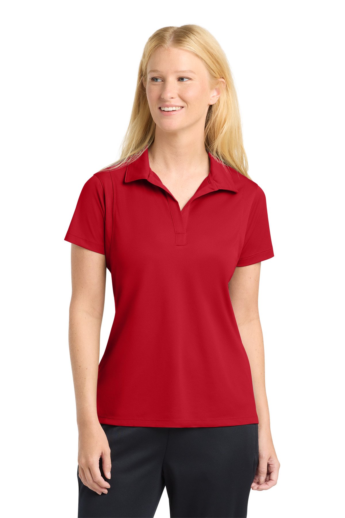 Sport-Tek Women's Micropique Sport-Wick Polo. LST650 - Image 9