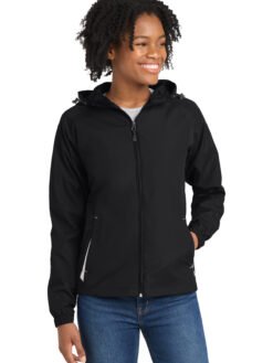 Sport-Tek ® Women's Colorblock Hooded Raglan Jacket. LST76