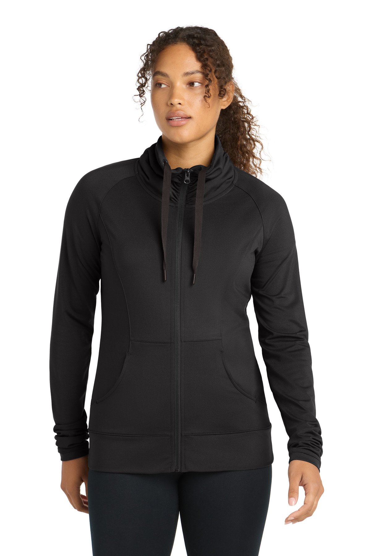 Sport-Tek ® Women's Sport-Wick ® Stretch Full-Zip Jacket. LST852