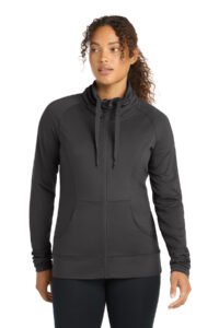 Alternative view of Sport-Tek Women's Sport-Wick Stretch Full-Zip Jacket. LST852