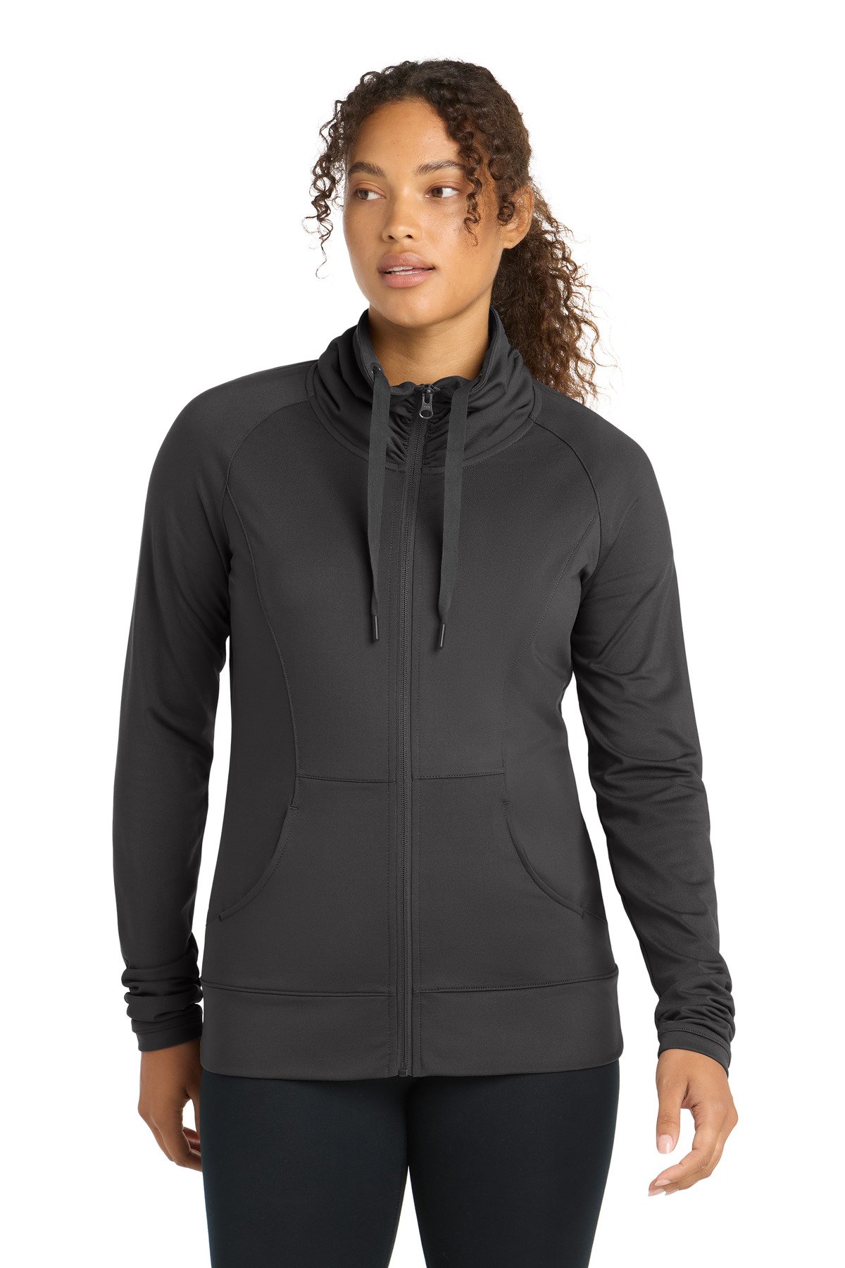 Sport-Tek ® Women's Sport-Wick ® Stretch Full-Zip Jacket. LST852 - Image 2