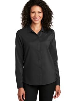 Port Authority ® Women's Long Sleeve Performance Staff Shirt LW401