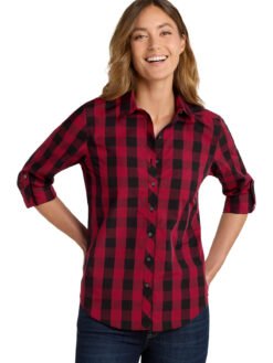 Alternative view of Port Authority ®  Women's Everyday Plaid Shirt. LW670