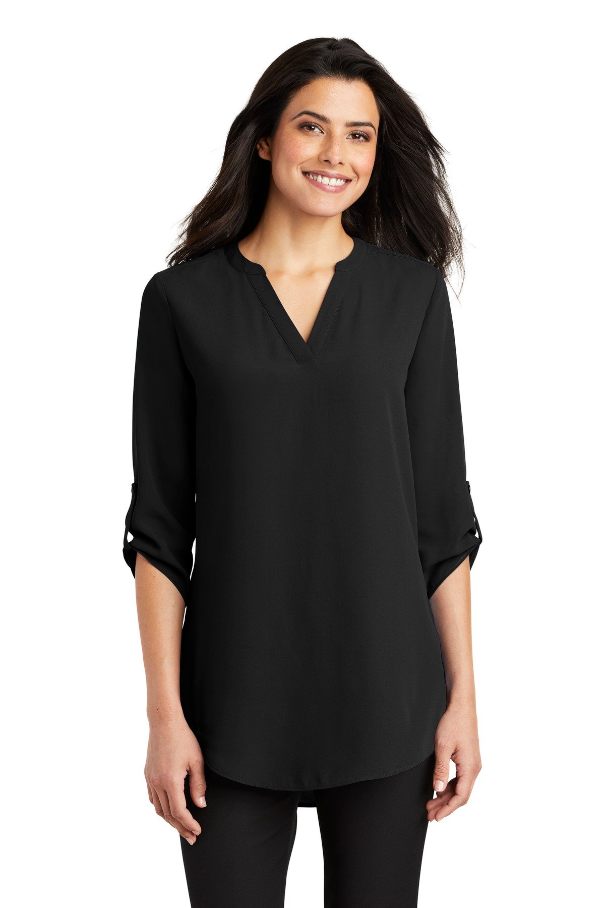 Port Authority ® Women's 3/4-Sleeve Tunic Blouse. LW701