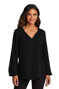 Alternative view of Port Authority ®  Women's Textured Crepe Blouse LW714