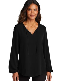 Alternative view of Port Authority ®  Women's Textured Crepe Blouse LW714