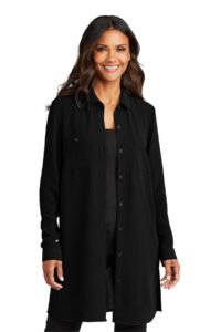 Port Authority ® Women's Textured Crepe Long Tunic LW715