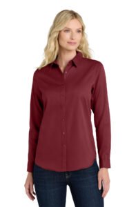 Port Authority ® Women's Long Sleeve SuperPro React Twill Shirt. LW808
