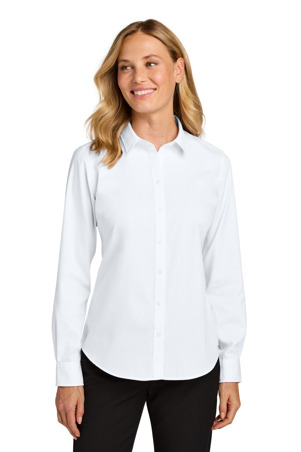 Port Authority ® Women's Long Sleeve Nailhead Easy Care Shirt LW816 - Image 3