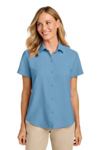 Alternative view of Port Authority ®  Women's Short Sleeve UV Dockside Shirt LW963