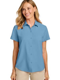 Alternative view of Port Authority ®  Women's Short Sleeve UV Dockside Shirt LW963