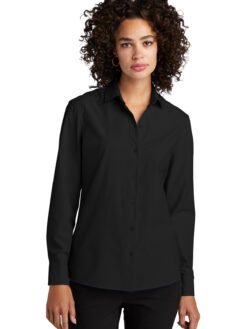 Alternative view of Mercer+Mettle ®  Women's Long Sleeve Stretch Woven Shirt MM2001