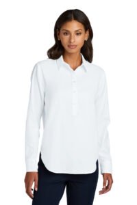Alternative view of Mercer+Mettle ®  Women's Long Sleeve Modern Oxford Shirt MM2003