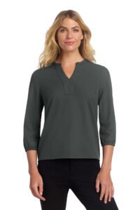 Mercer+Mettle ®  Women's Stretch Crepe 3/4-Sleeve Blouse MM2011